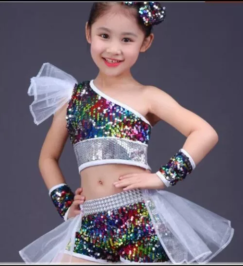 Dance Wear Girls Jazz Dance Street Dance Performance Costumes Children's Modern