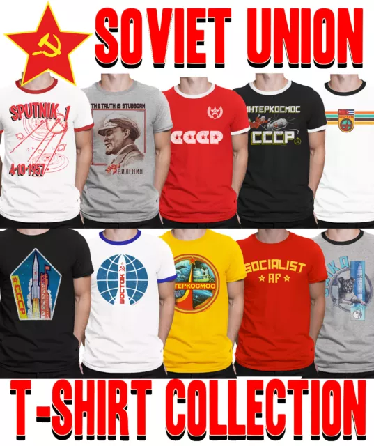 SOVIET UNION CCCP T-Shirt Choice Of SPACE Program USSR Socialism Organic