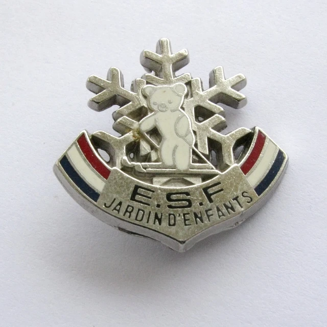 MÉDAILLE DE MÉRITE de ski Alpin Ourson Jardin d