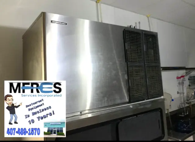 Hoshizaki KM-1301 48 Air Cooled Ice Machine, Bin And Filtration BEAUTIFUL SHAPE