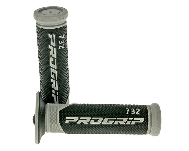 Poignées de guidon PROGRIP 732 Road - noir / gris [Ø 22mm]