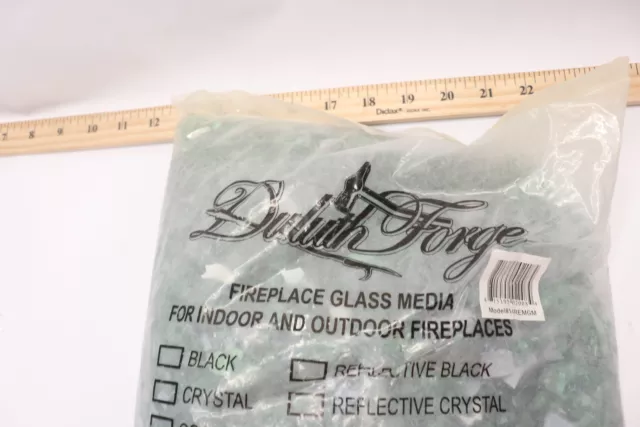 Duluth Forge Premium Reflective Fire Glass Emerald 1/4" 10lb 14REMGM