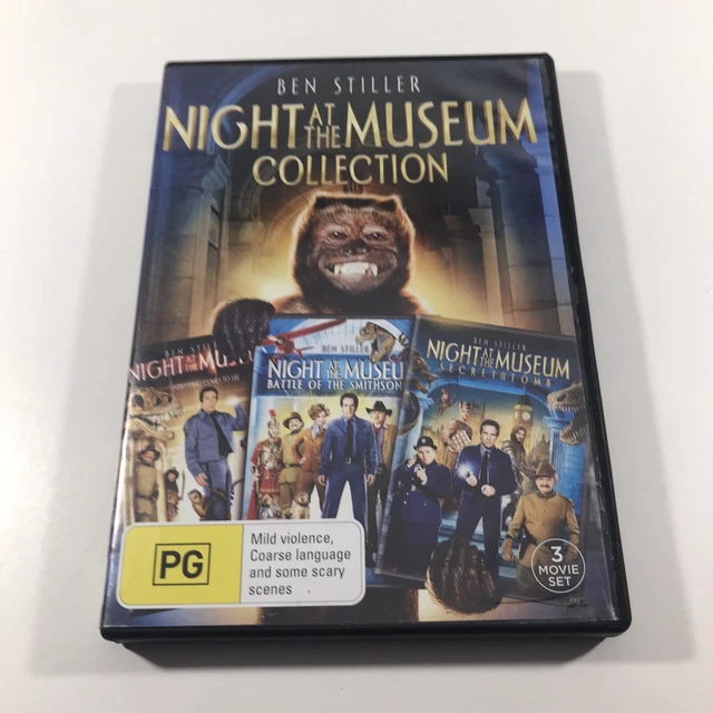 NIGHT AT THE Museum Collection DVD Region 4 PAL Three Movie Set Ben ...
