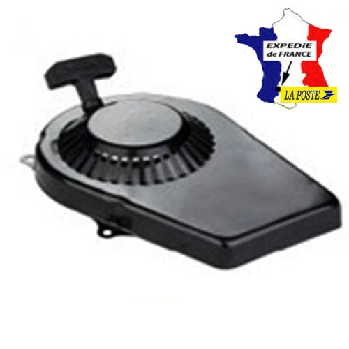 Démarreur à Rappel Pour Tondeuse ET650/ET950 - Pièce De Rechange, Installation Facile, Moteur Noir