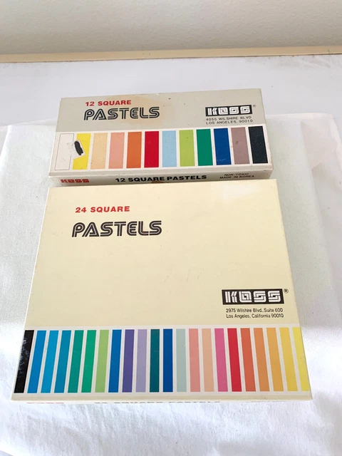 Pasteles Cuadrados Koss ~ Caja De 12 Y Caja De 24 ~ Sin Usar En Cajas Originales