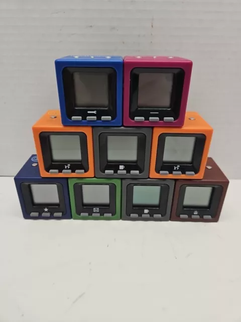 Cube World - Radica - Lot of 9 Blocks - Working! - Batteries Not Included.