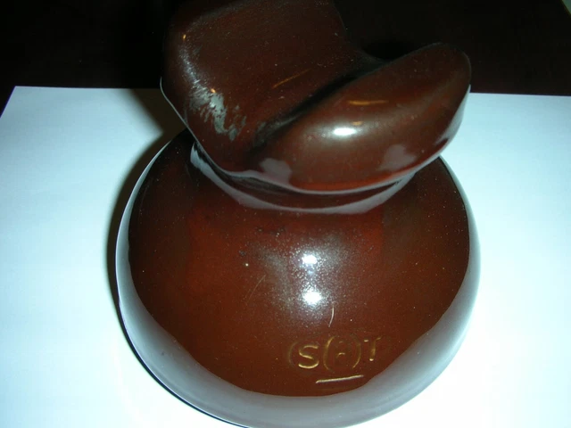 Ohio Brass co Porcelain Cable Insulator