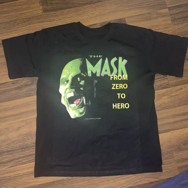 The Mask Vintage 90s Movie Promo Shirt Reprint