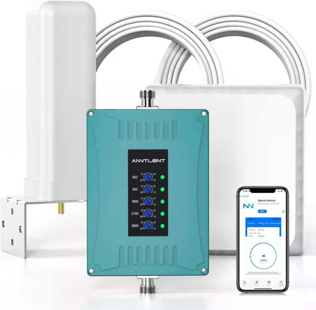 Amplificatore Segnale Cellulare 5 Bande - Ripetitore 2G/3G/4G Per Casa - Foto 6