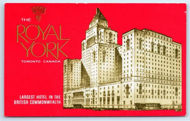 Postcard The New Royal York Hotel, Toronto, Canada F174