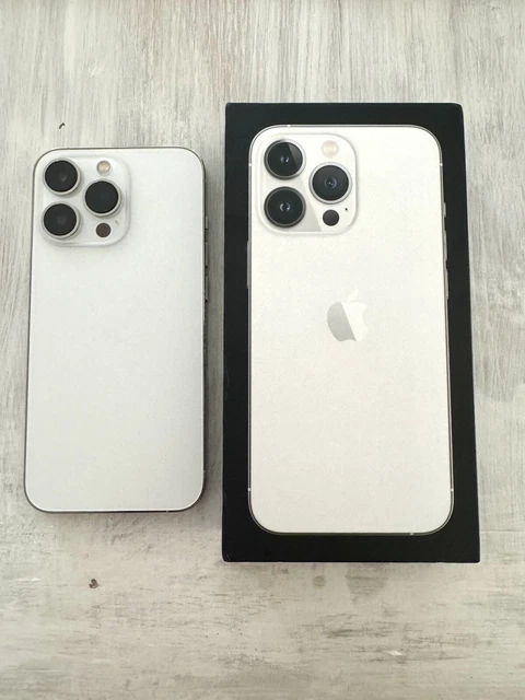 Excellent Condition Apple iPhone 13 Pro 128GB Silver No Scratches