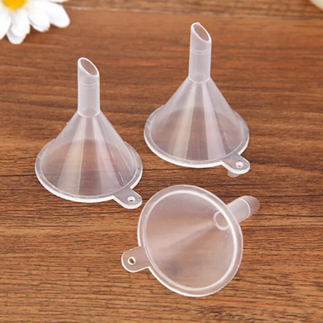 5 Mini Funnel Plastic Small funnel For perfume kitchen Set Filling UK