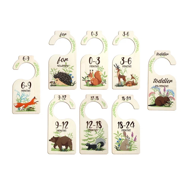 8 Pieces Baby Closet Dividers Easily Sort and Organize for
