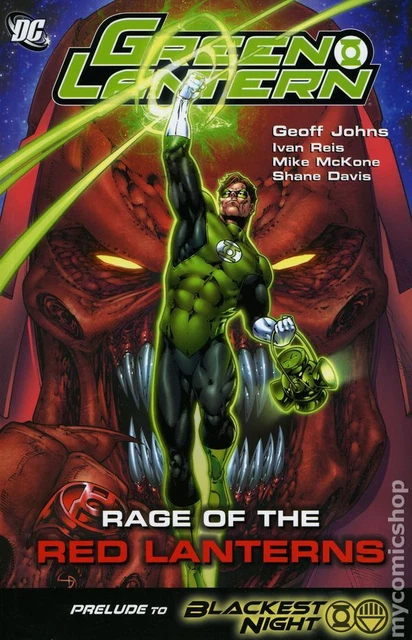 Green Lantern Rage of Red Lanterns TPB Prelude to Blackest Night #1-REP FN 2011