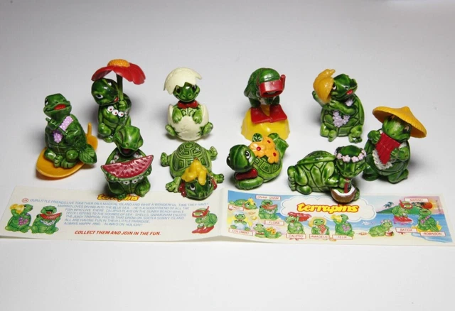 Kinder Ferrero Brioss: Serie Completa Svitatielli Vintage Con Cartina Rara, Nuovo