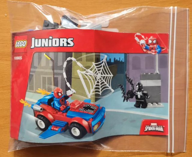 Lego JUNIORS: Spider-Man Spider-Car Verfolgung (10665), vollständig, gebraucht