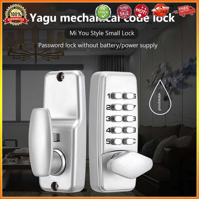 Metal Door Code Lock Sturdy Waterproof Password Security Lock for Home Furniture