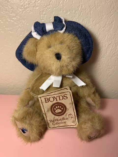 BOYDS BEARS 9722HM Beary Precious Teddy Bear with Hat