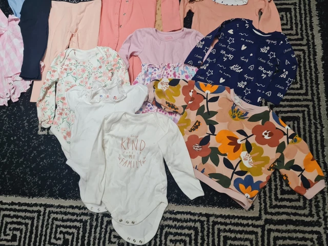 #C68 Enorme pacchetto di vestiti per bambina 18-24 mesi NEXT GEORGE ZARA DISNEY PRIM 6