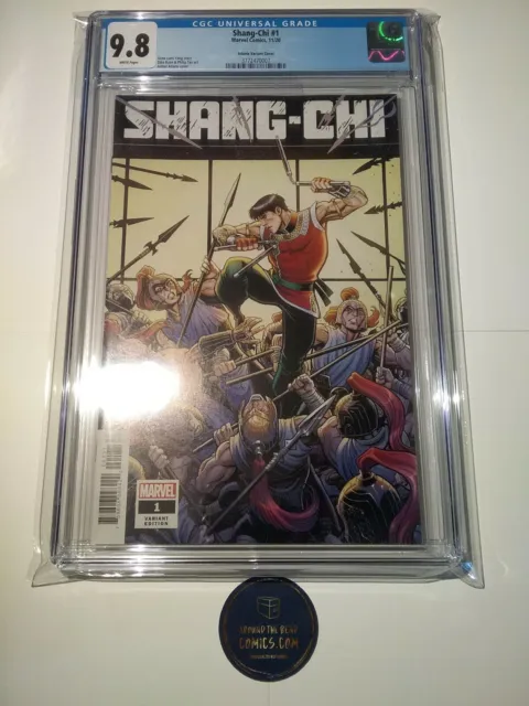 Shang-chi #1 9.8 1:50  Arthur Adams Variant Marvel Comics 2020 Kung Fu MCU