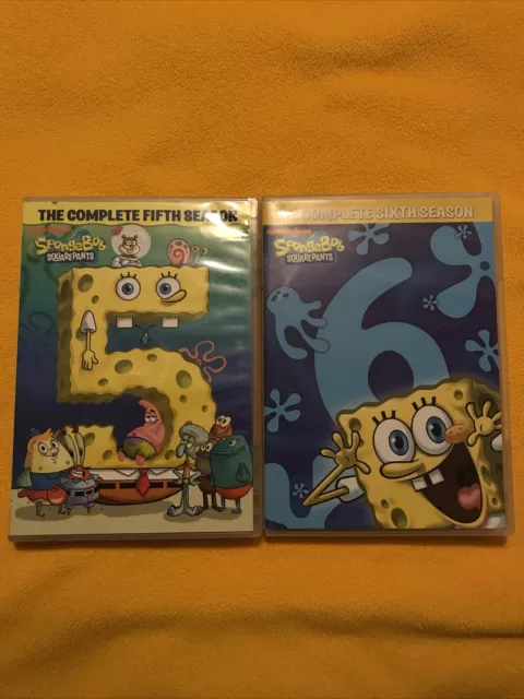 Spongebob Squarepants Complete Season 5 & 6 DVD Sets - Used - Read Below!