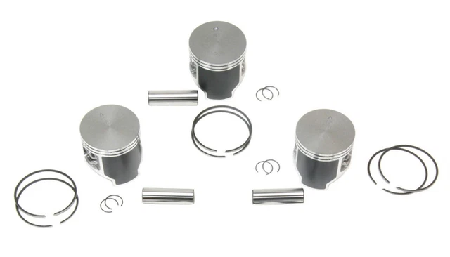 1999 2000 Arctic Cat Triple Touring 600 SPI Piston Kits Std 66.50mm - Set of 3