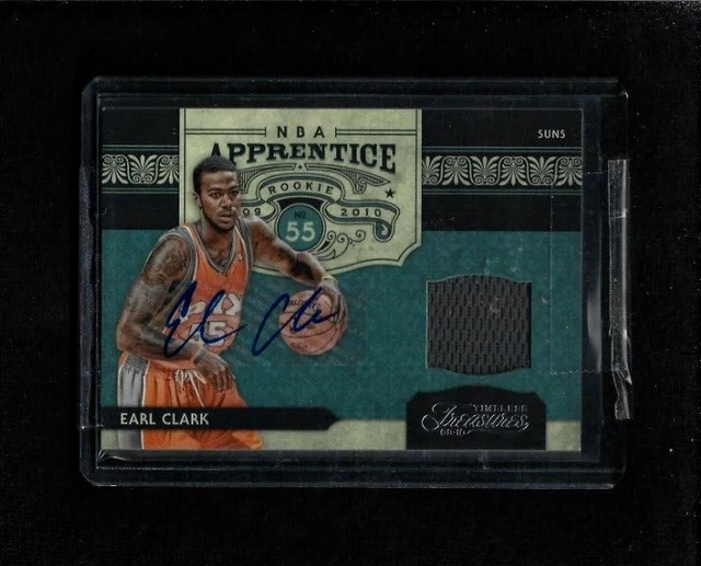 Earl Clark 2009-10 Timeless Treasures NBA APPRENTICE Jersey Auto Rookie RC #/50