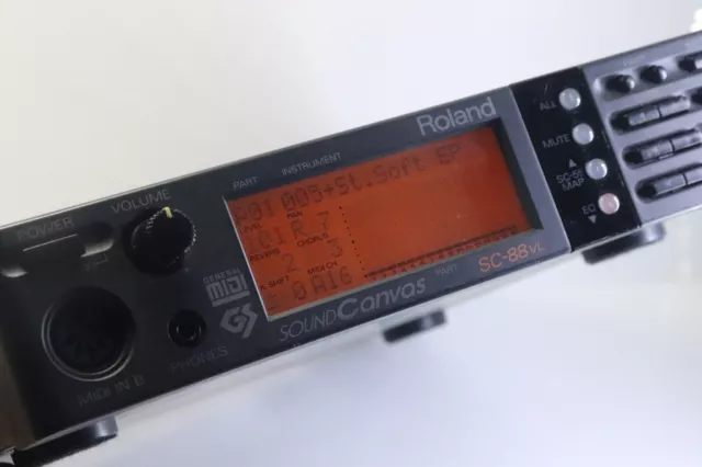 Roland GS Sound Module MIDI Sound Canvas SC-88VL Made in Japan Great Condition