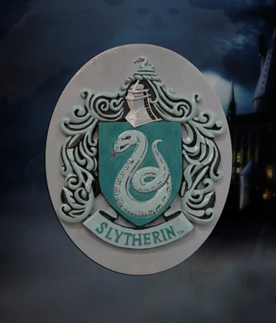Aimant Décoratif Harry Potter - Blason De Serpentard (Slytherin) - Cinereplicas - Neuf Sous Blister
