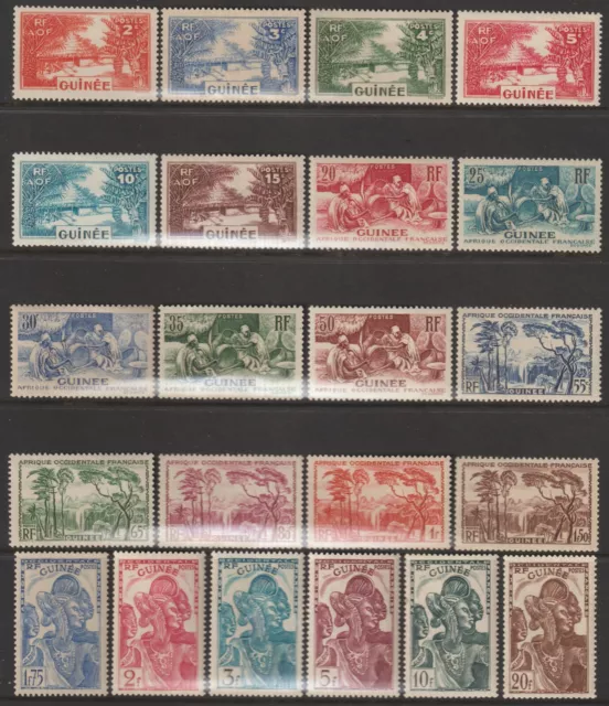 EDSROOM-16950 French Guinea 128-160 H 1938 Original Set CV$20.55