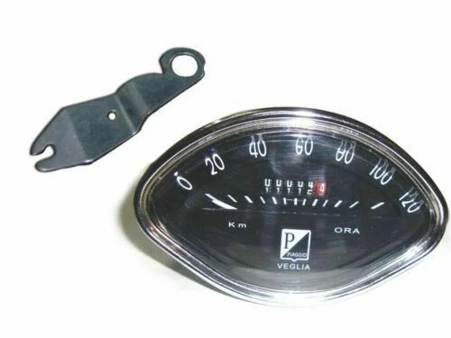 Nero Vespa Tachimetro 0-120 km/H Vbb Ss GS Sprint Speedo