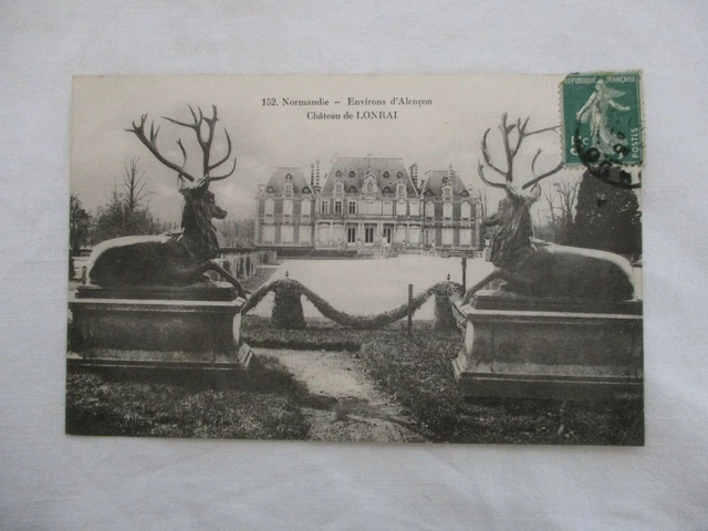 Cpa Orne 61 Surroundings D'alencon Chateau De Lonrai