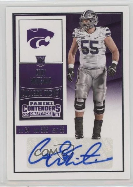 2016 Panini Contenders Draft Picks College Ticket Cody Whitehair Rookie Auto RC