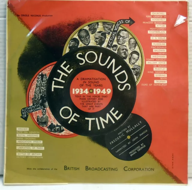 The Sounds of Time 1934-1949 - Radio Broadcasts -  vinyl LP Decca MG 20021  RARE