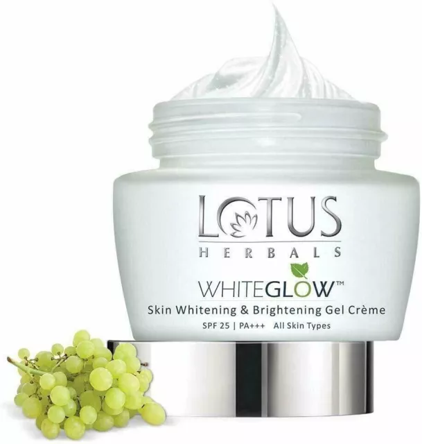 Gel-crème blanchissant et éclaircissant pour la peau Whiteglow de Lotus...