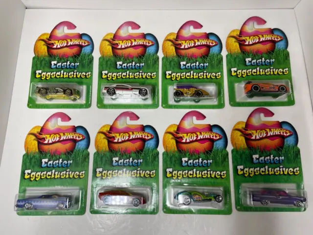 Hot Wheels 2009 Easter Eggclusives Complete Set Of 8 Free Shipping