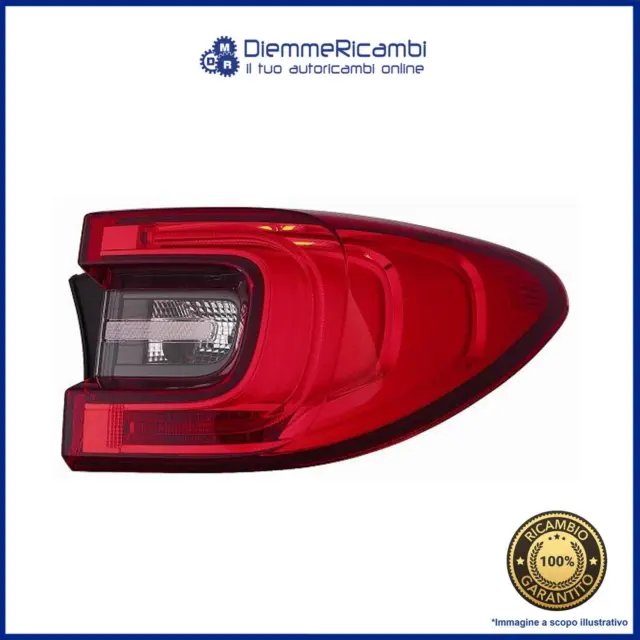 Faro - Fanale Posteriore Esterno Destro Bianco Rosso Led Dx Renault Kadjar 15>18