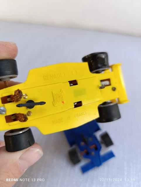 Jouef Renault F1 RS01 V6 Turbo N°15 Jaune - Voiture Circuit électrique Slot Car 1/43 - Occasion