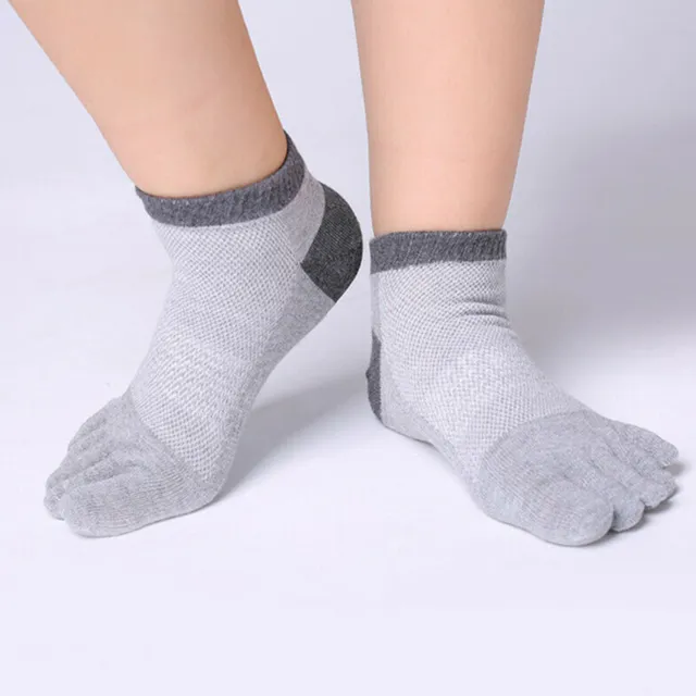 5 paires de chaussettes en coton Chaussettes de sport à cinq doigts