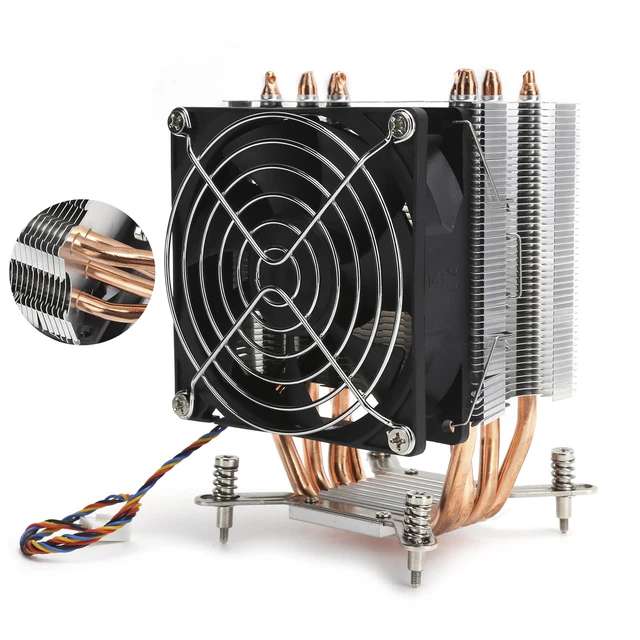 Ventilateur Refroidisseur CPU 4 HeatPipes - Compatible LGA 1700/1200/1151/1150 - Neuf Avec Garantie 1 An