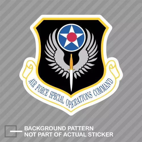 Air Force Special Operations Command Sticker Decal Vinyl ussocom afsoc