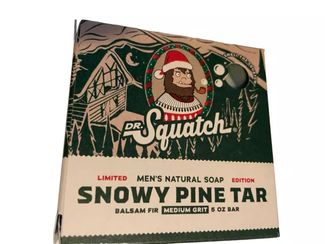 Dr Squatch Snowy Pine Tar Bar 