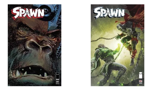 🔥SPAWN #347 - CVR A/B - LOT of 2 - 10/25/23 PRESALE NM Image🔥