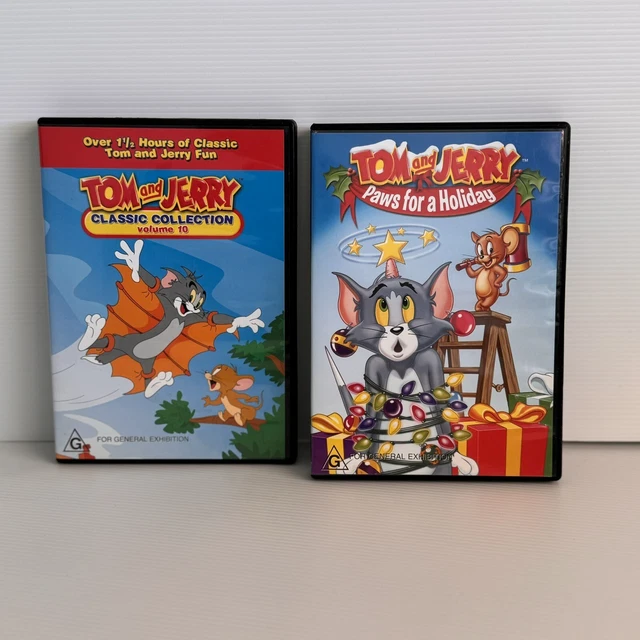 TOM AND JERRY Paws for a Holiday & Tom and Jerry Classic Collection Vol ...