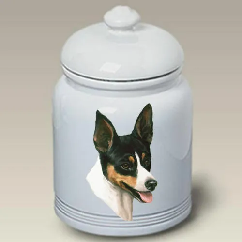 Rat Terrier Ceramic Treat Jar LP 45130
