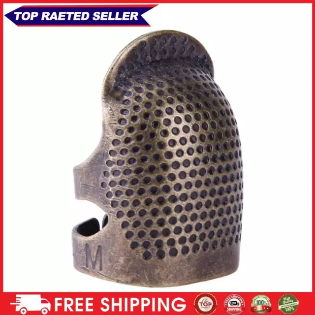 Retro Finger Protector Thimble Ring Handworking Needle Sewing Accessories ( ) ♞