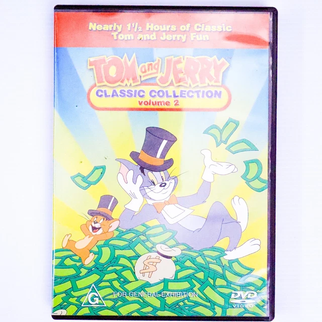 TOM AND JERRY Classic Collection Vol 2 (DVD, 2000) Animation Comedy