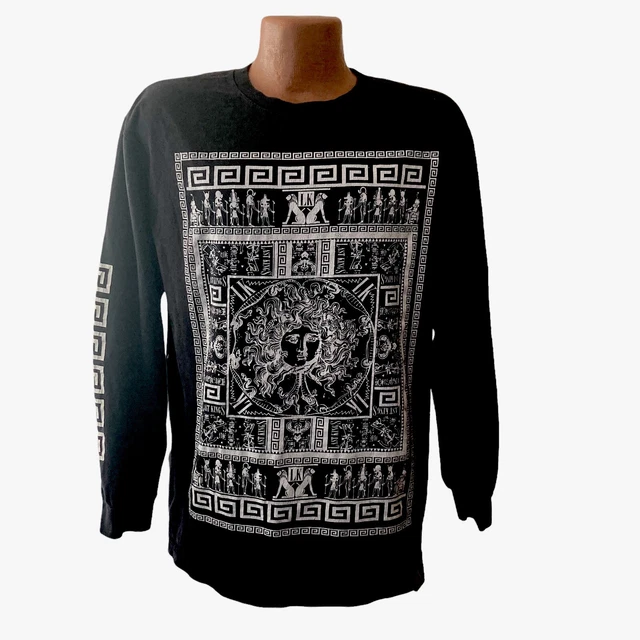 Last Kings shirt Black White adult Size M Stretch Long Sleeve egypt pharaoh gang Last Kings shirt Black White adult Size M Stretch Long Sleeve egypt pharaoh gang