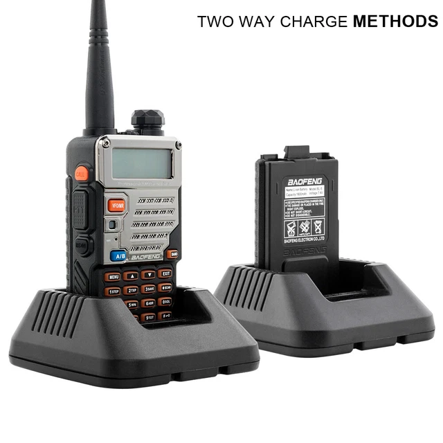 BAOFENG UV5R VHF UHF DualBand Portable Twoway Radio Walkie Talkie
