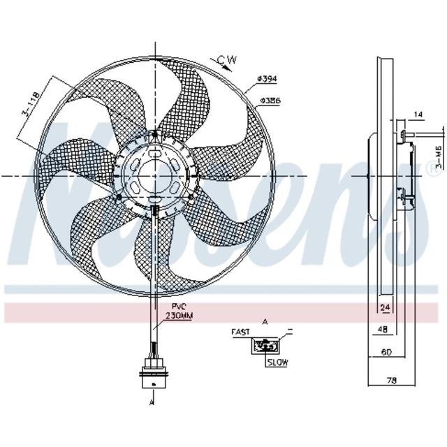 Ventola Di Raffreddamento Con 32 Pale – Diametro 110 Mm, Altezza 51 Mm, Per Applicazioni Tecniche
